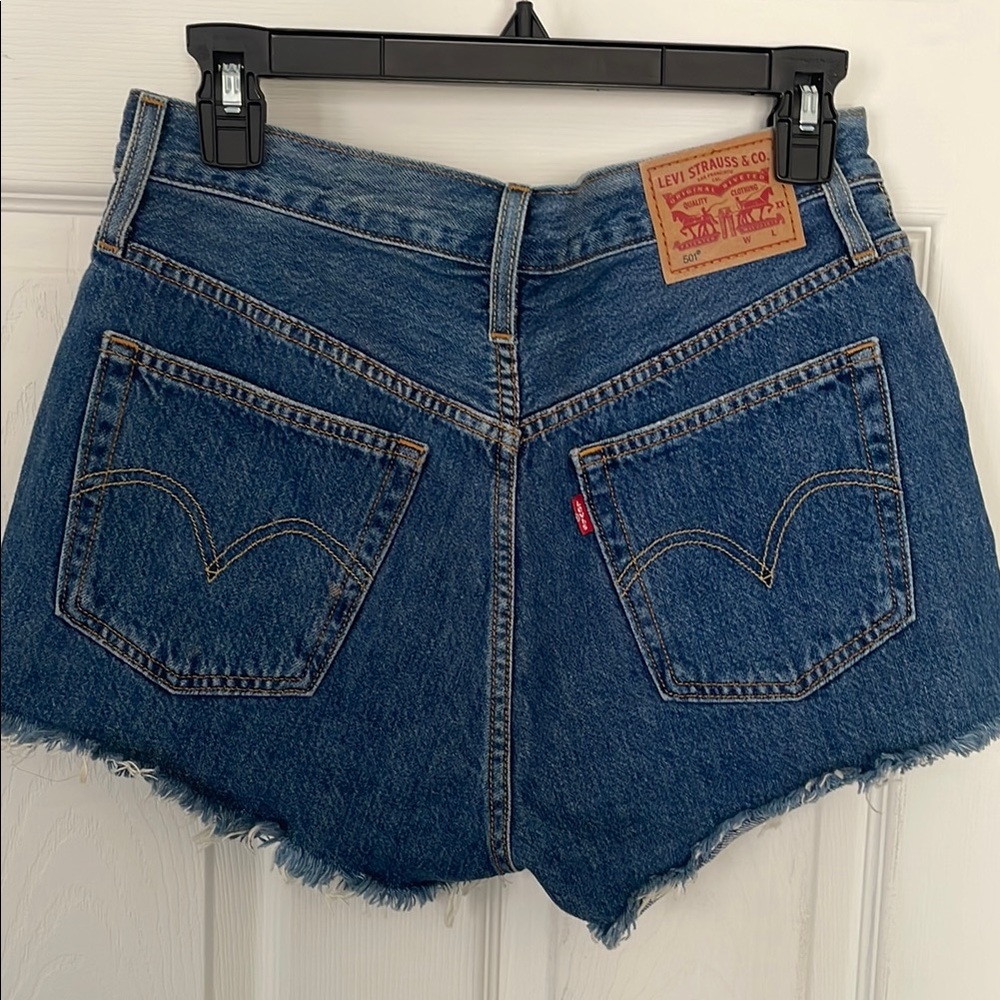 Levi's Women's Blue Denim Shorts